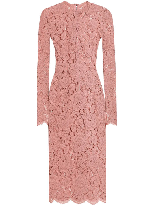 Laced Midi Dress