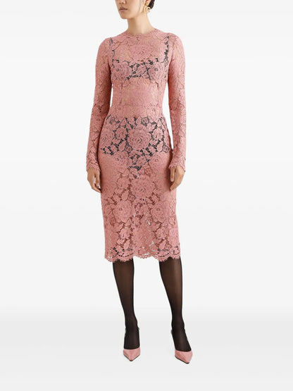 Laced Midi Dress
