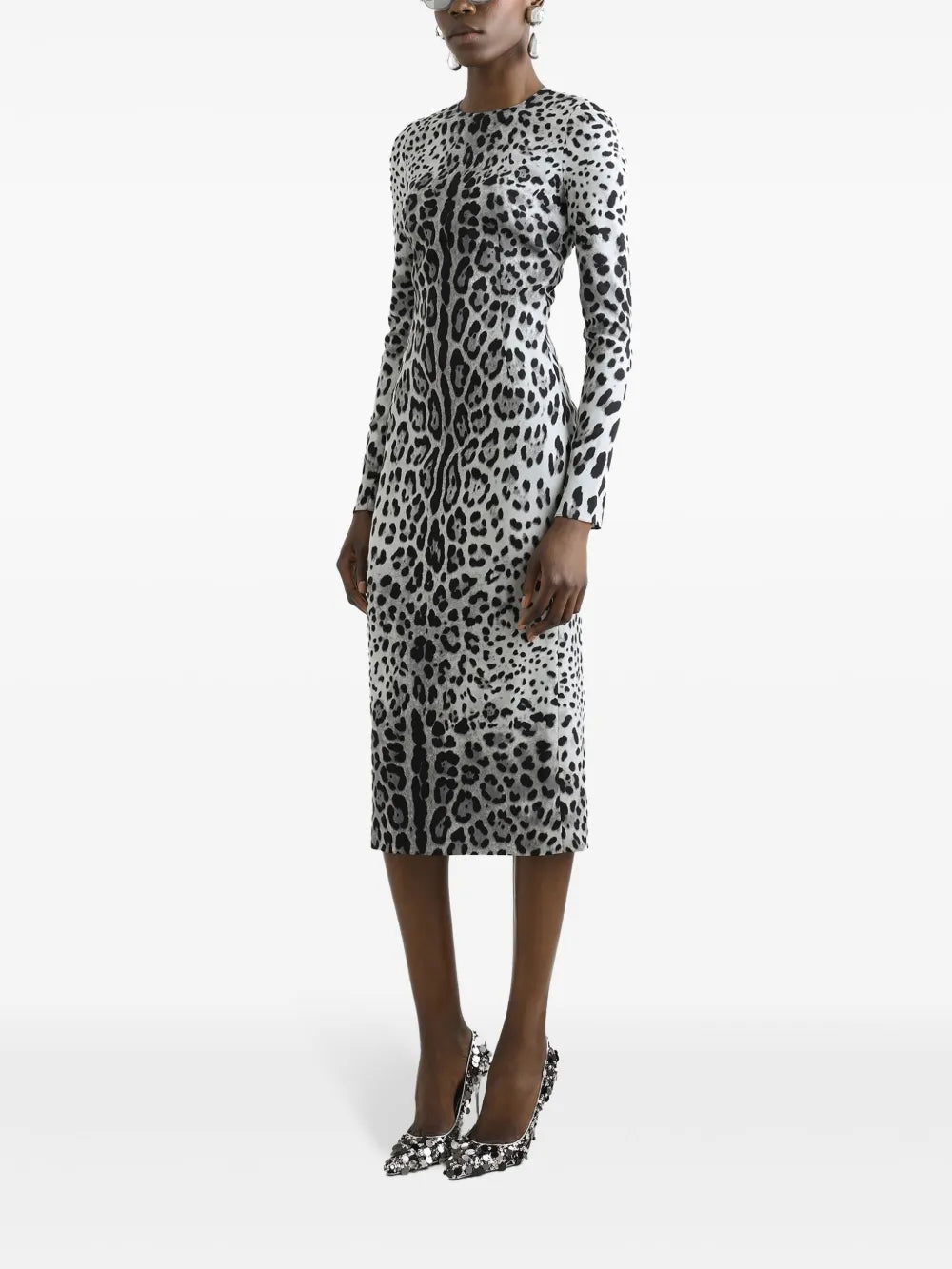 Leopard-Print Dress