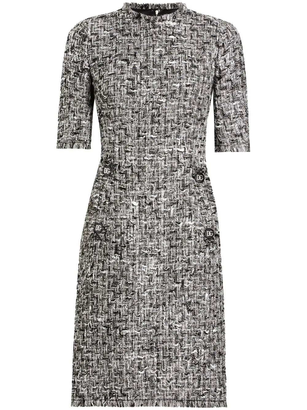 Tweed Midi Dress