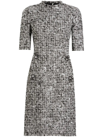 Tweed Midi Dress
