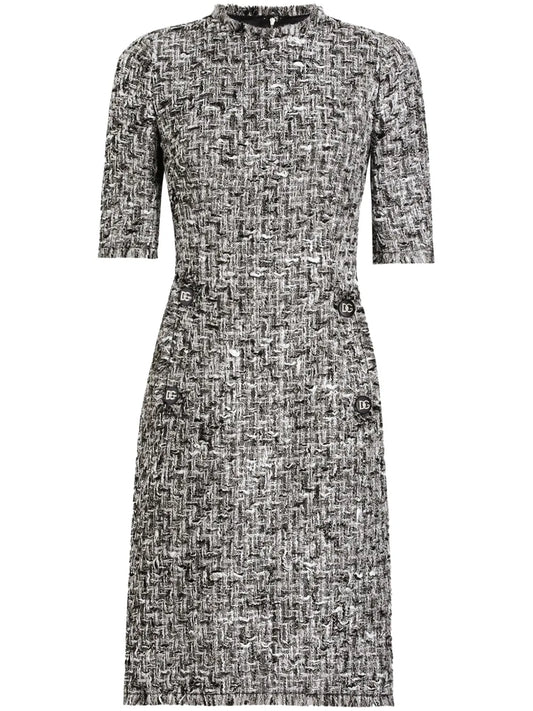 Tweed Midi Dress