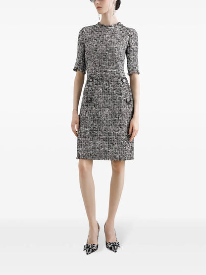 Tweed Midi Dress