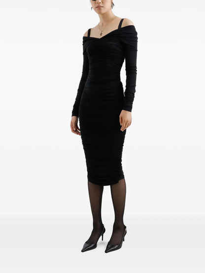 Ruched Midi Dress