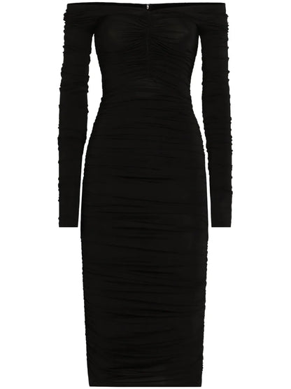 Ruched Midi Dress