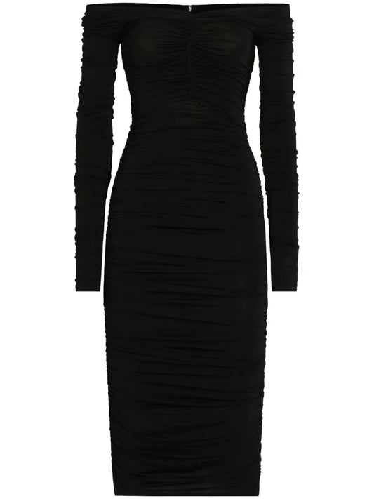 Ruched Midi Dress