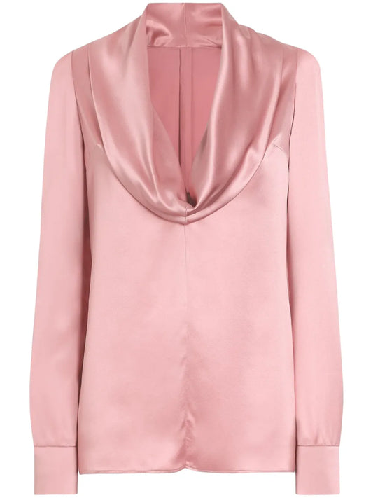 Cowl-Neck Blouse