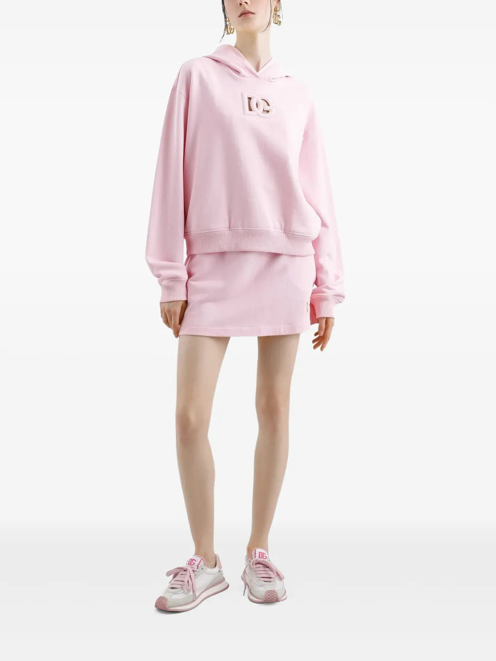 Embossed-Logo Hoodie