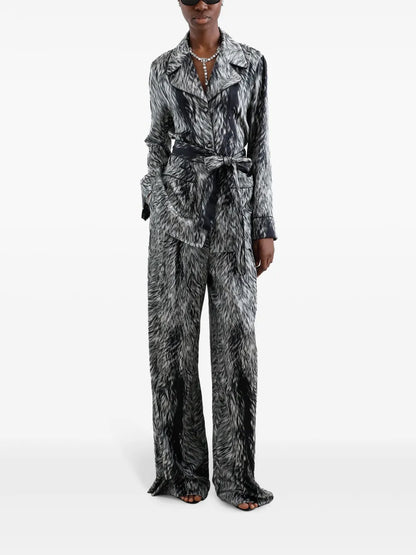 Abstract Pattern Trousers