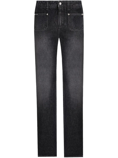 Logo-Plaque Jeans