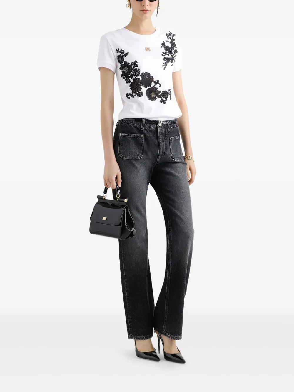 Logo-Plaque Jeans