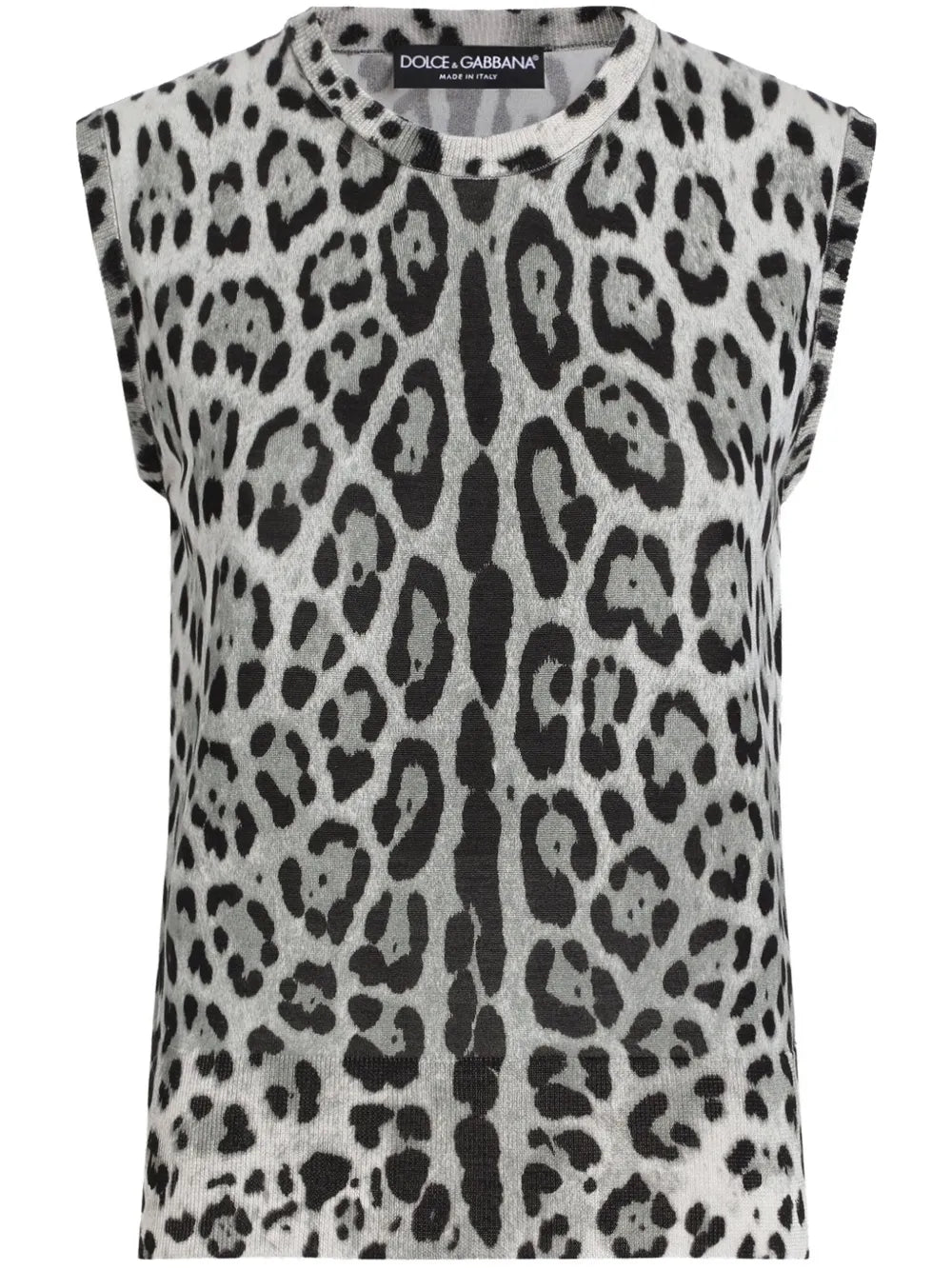 Leopard-Print Tank Top
