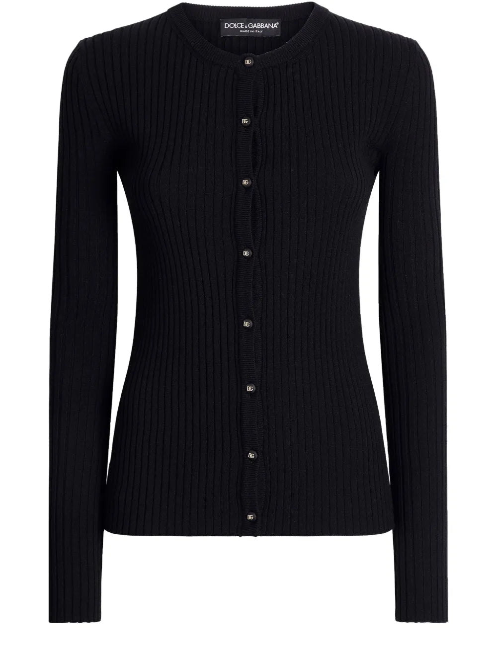 Ribbed-Knit Cardigan