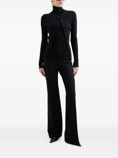 Ribbed-Knit Cardigan