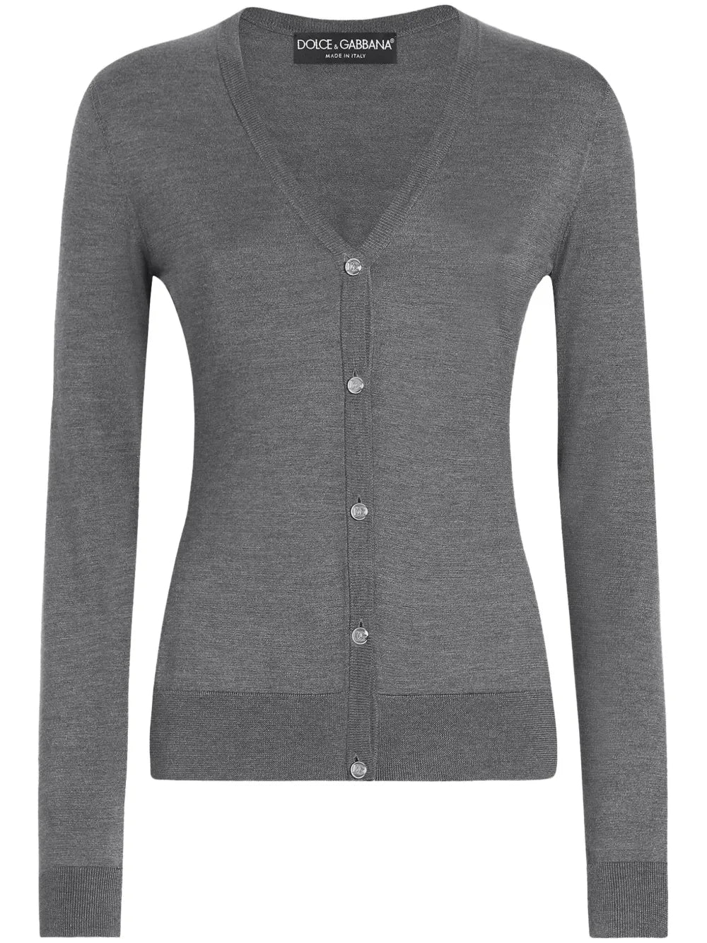 V-Neck Buttoned Cardigan