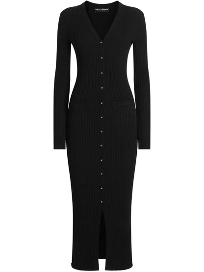 Ribbed Wool Dress