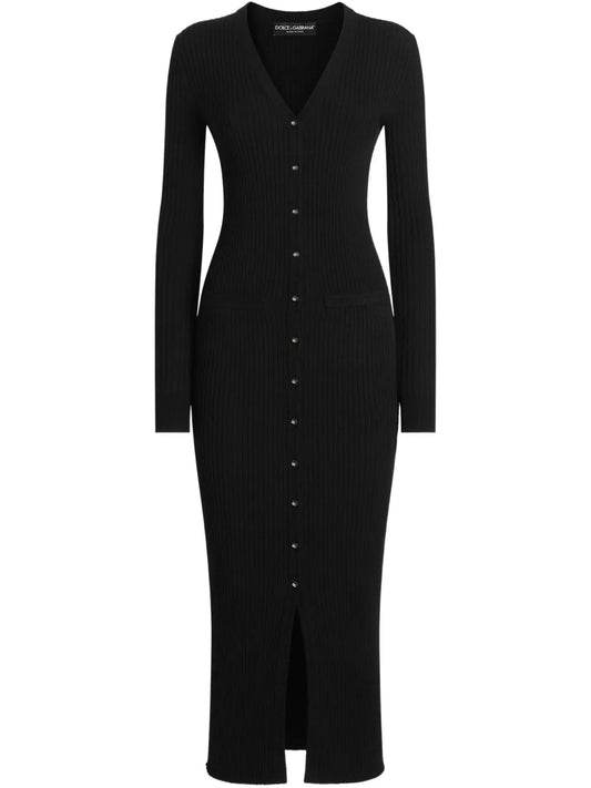 Ribbed Wool Dress