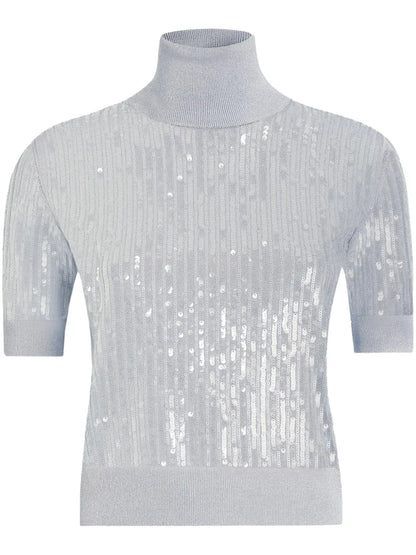 Sequin-Embellished Top
