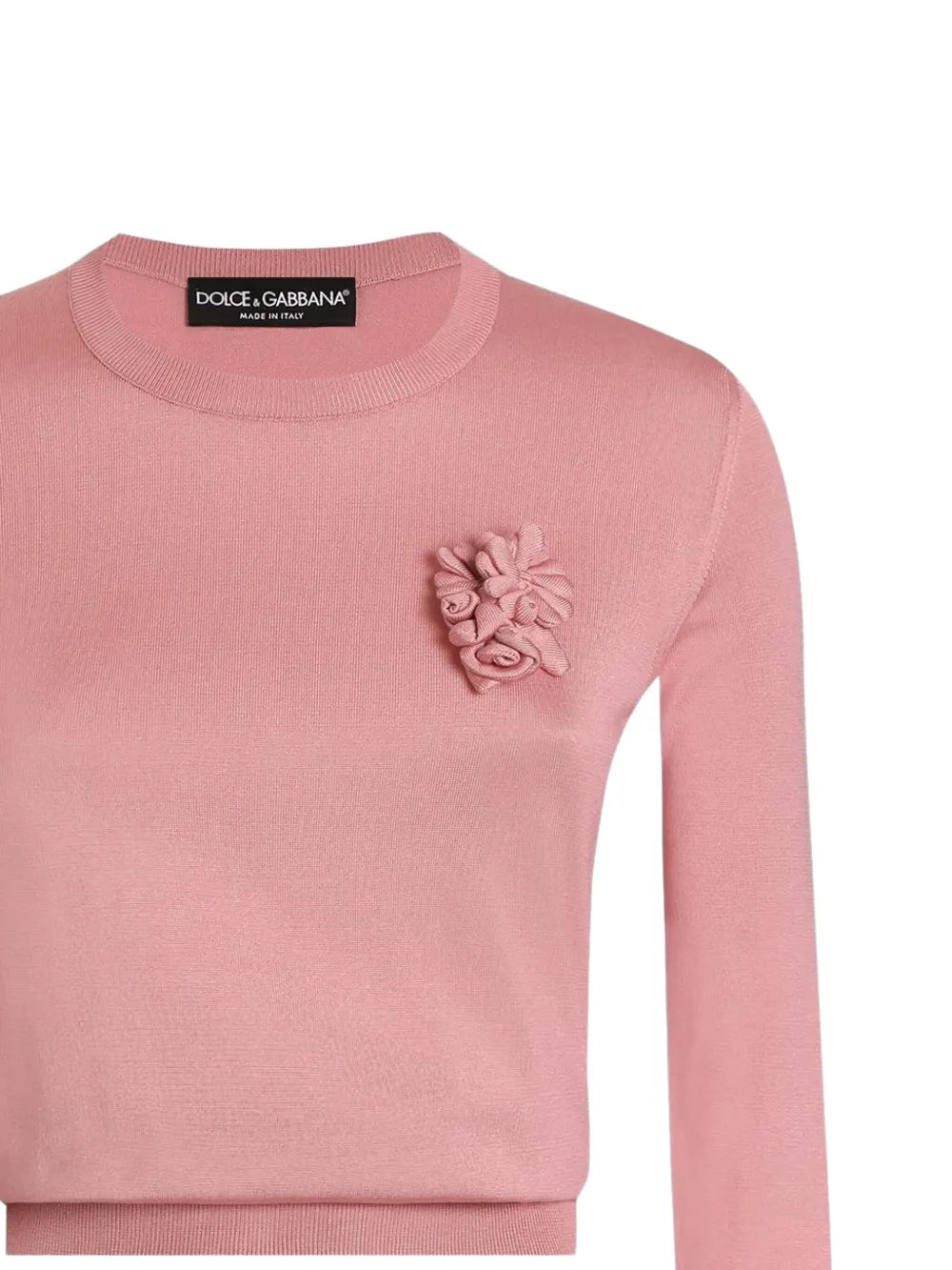 Floral-Appliqué Top