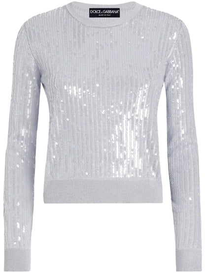 Sequin Knitted Top
