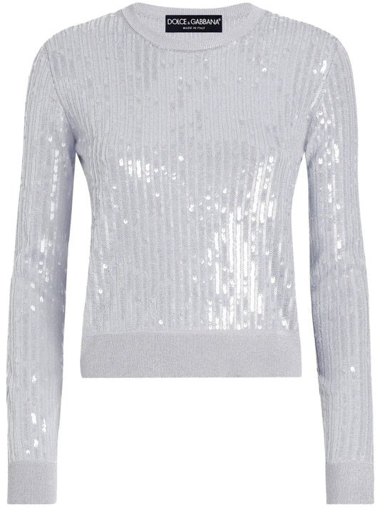 Sequin Knitted Top