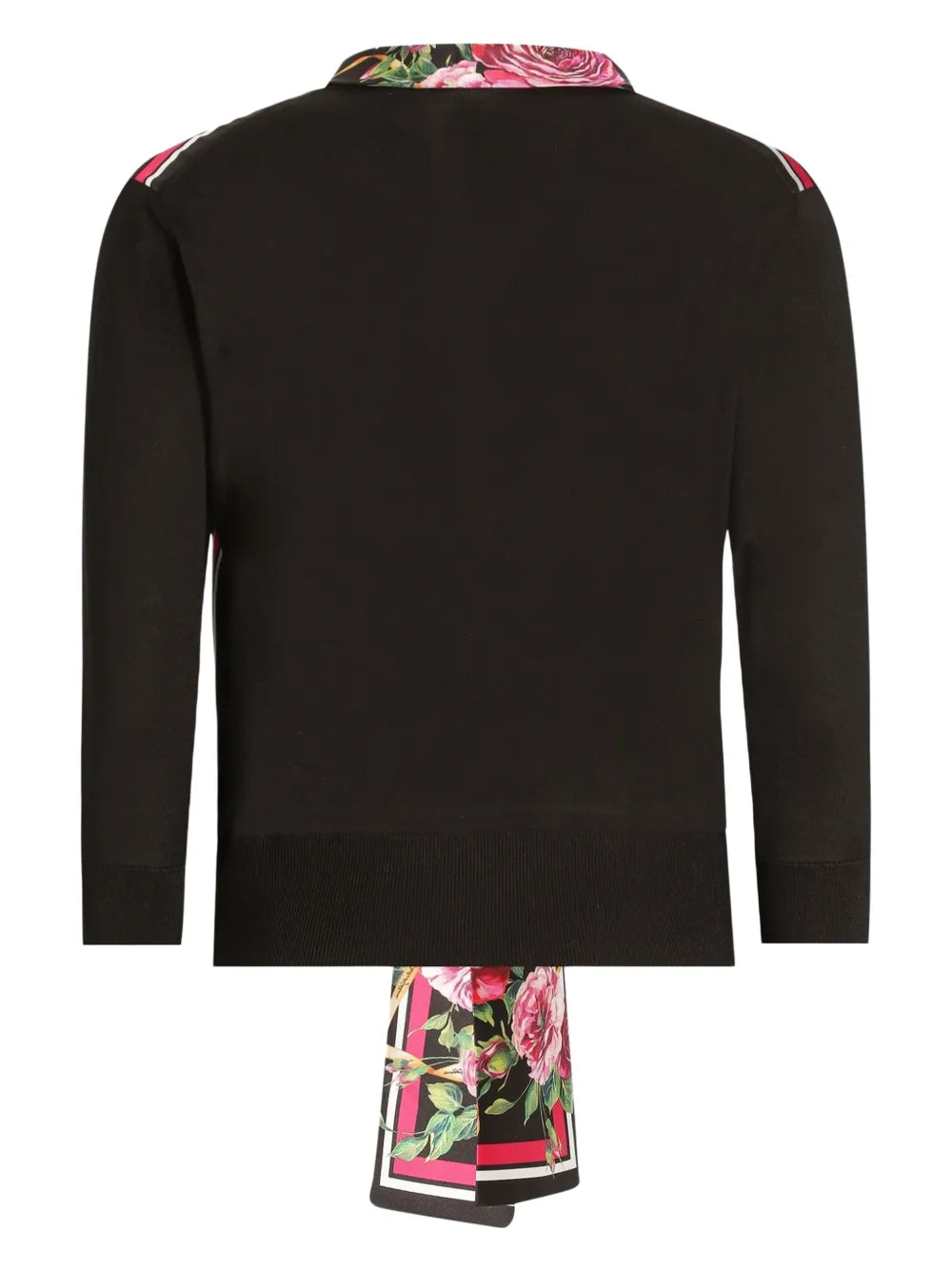 Rose-Print Sweater