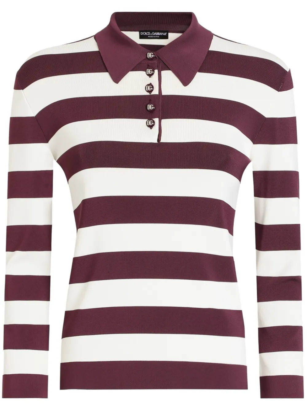 Striped Polo Top