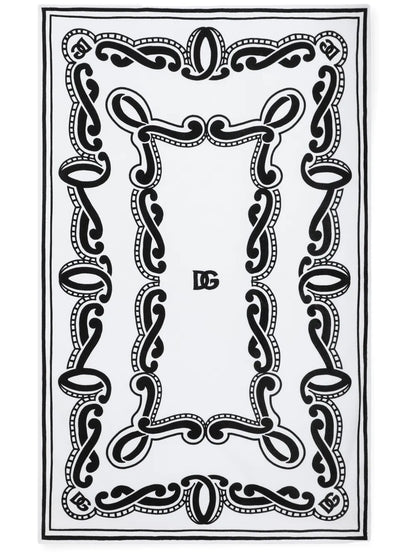 Bandana-Print Beach Towel
