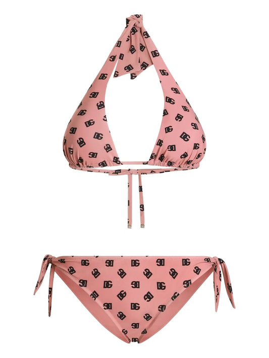 Polka-Dot Print Bikini