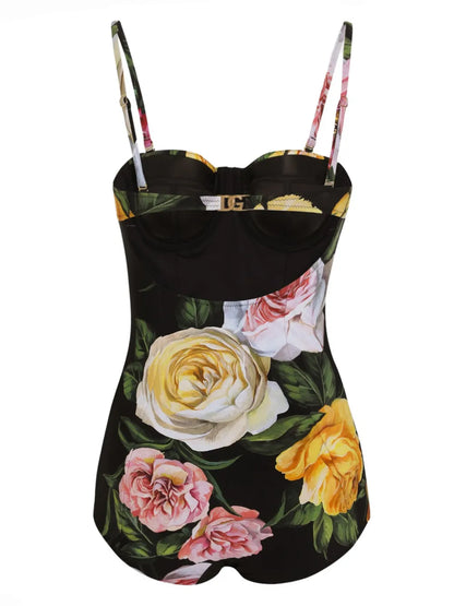Floral-Print Swimsuit