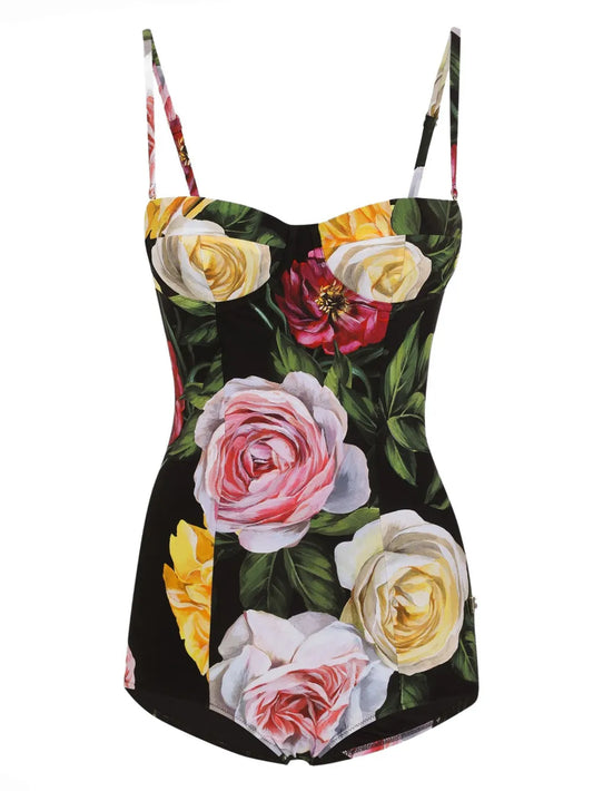 Floral-Print Swimsuit