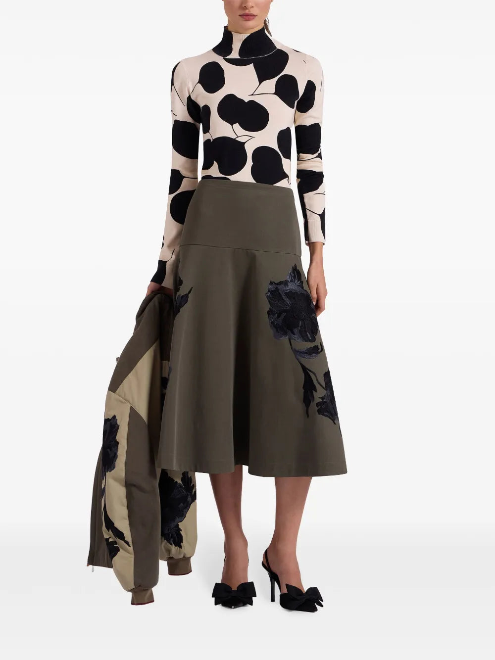 Intarsia-Knit Jumper