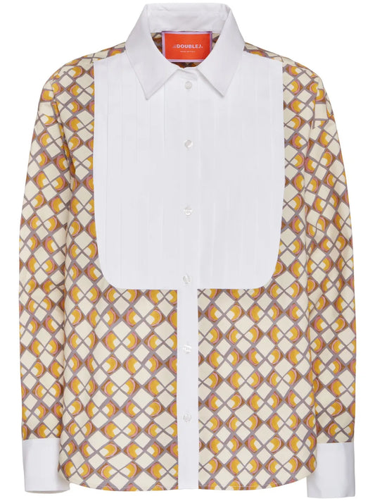 Geometric-Print Shirt