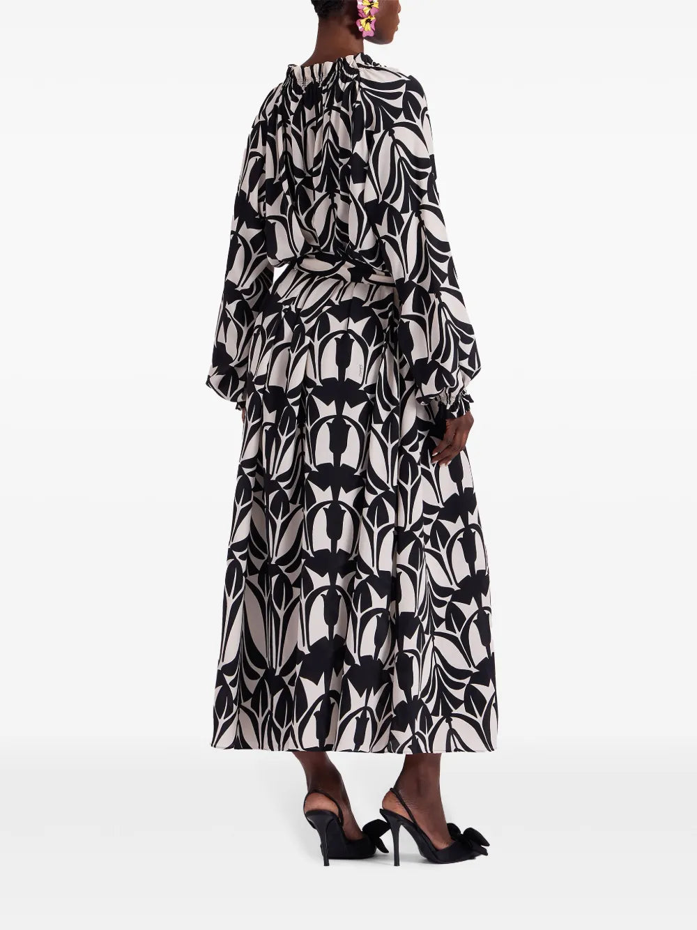 Graphic-Print Shirt Dress
