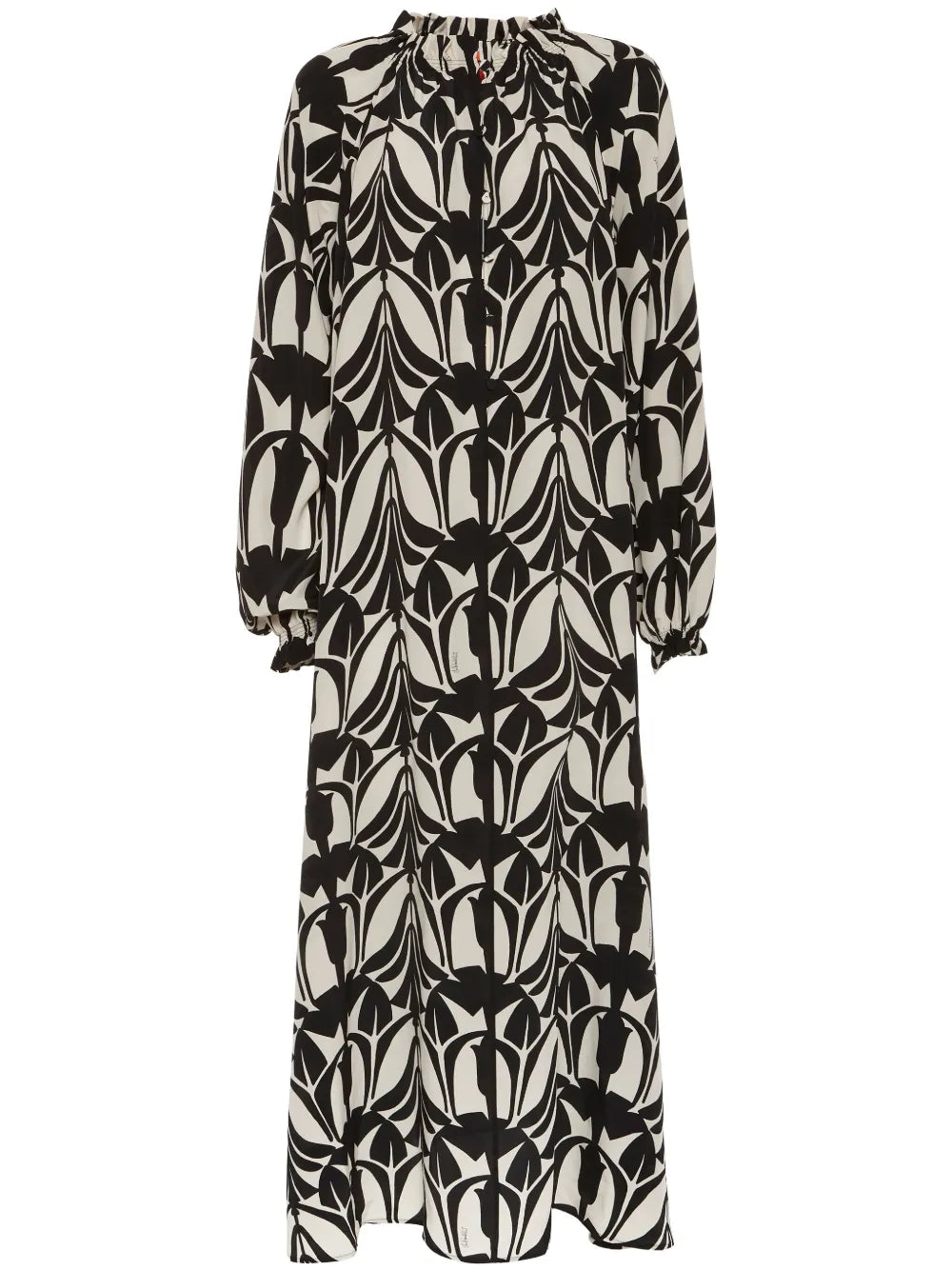 Graphic-Print Shirt Dress