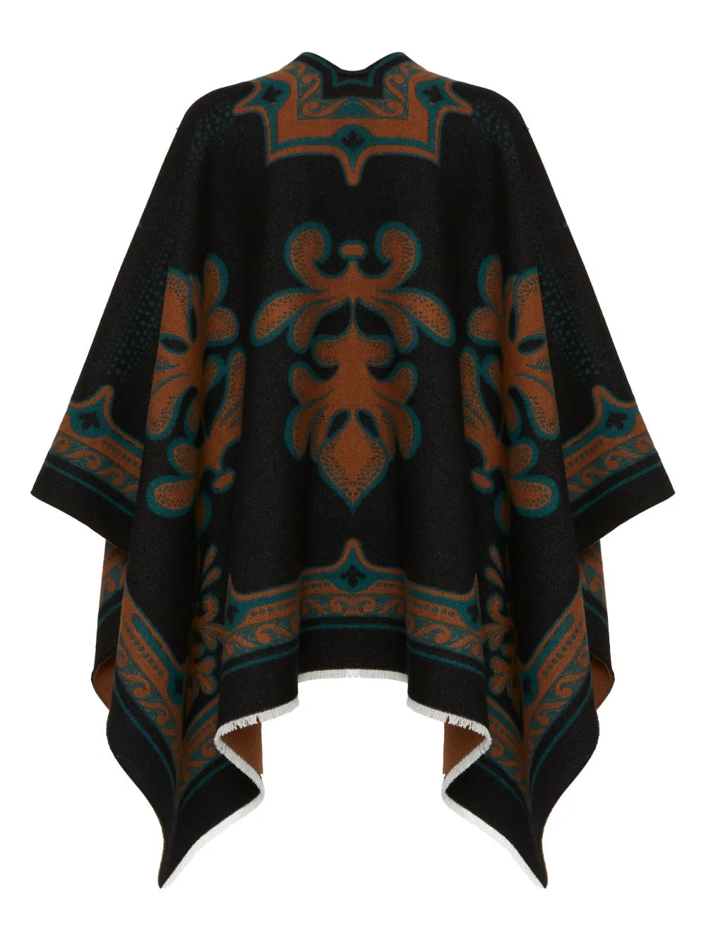 Abstract-Pattern Poncho