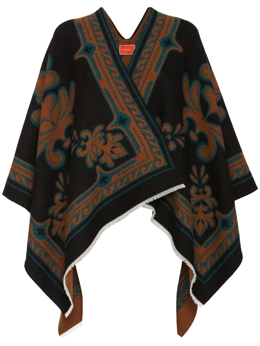 Abstract-Pattern Poncho