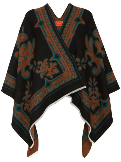 Abstract-Pattern Poncho