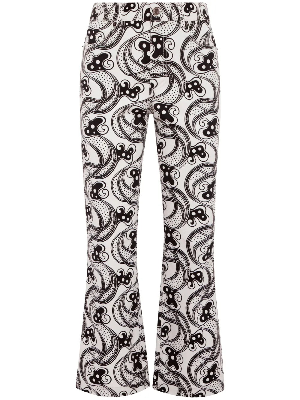 Cropped Flared Jeans