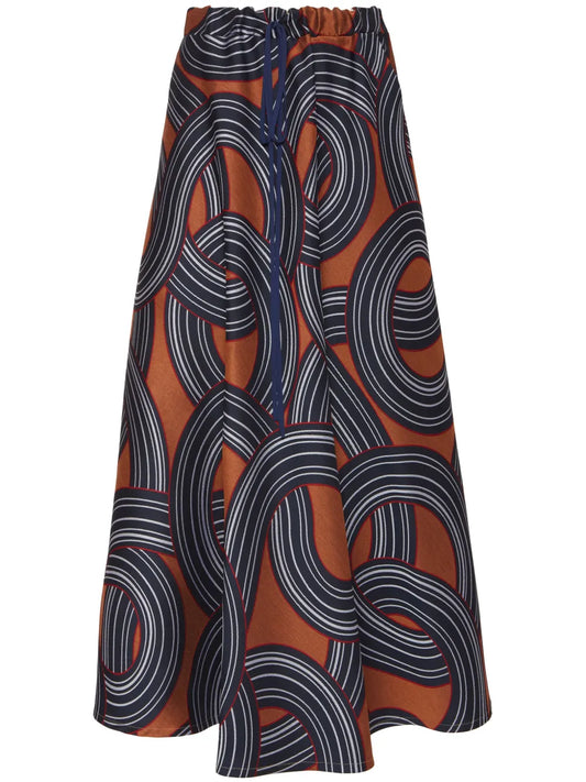 Jacquard Midi Skirt