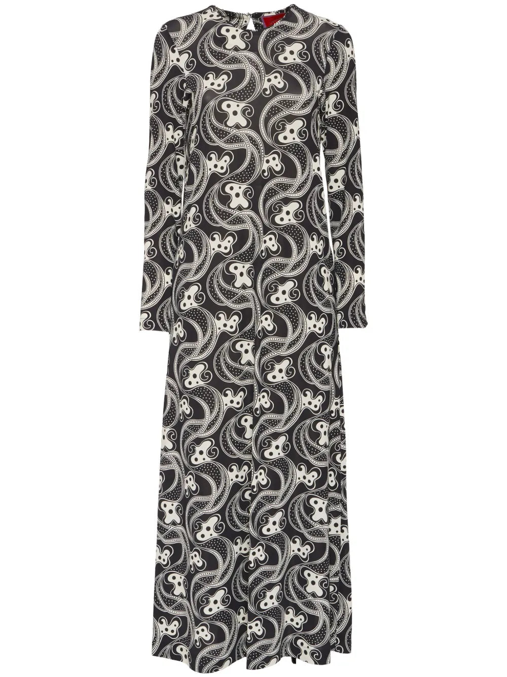 Long-Sleeve Swing Dress