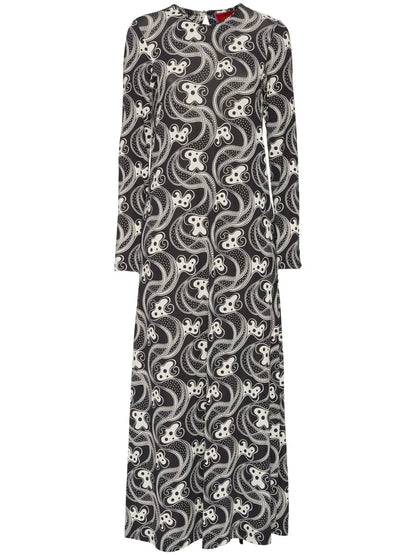 Long-Sleeve Swing Dress