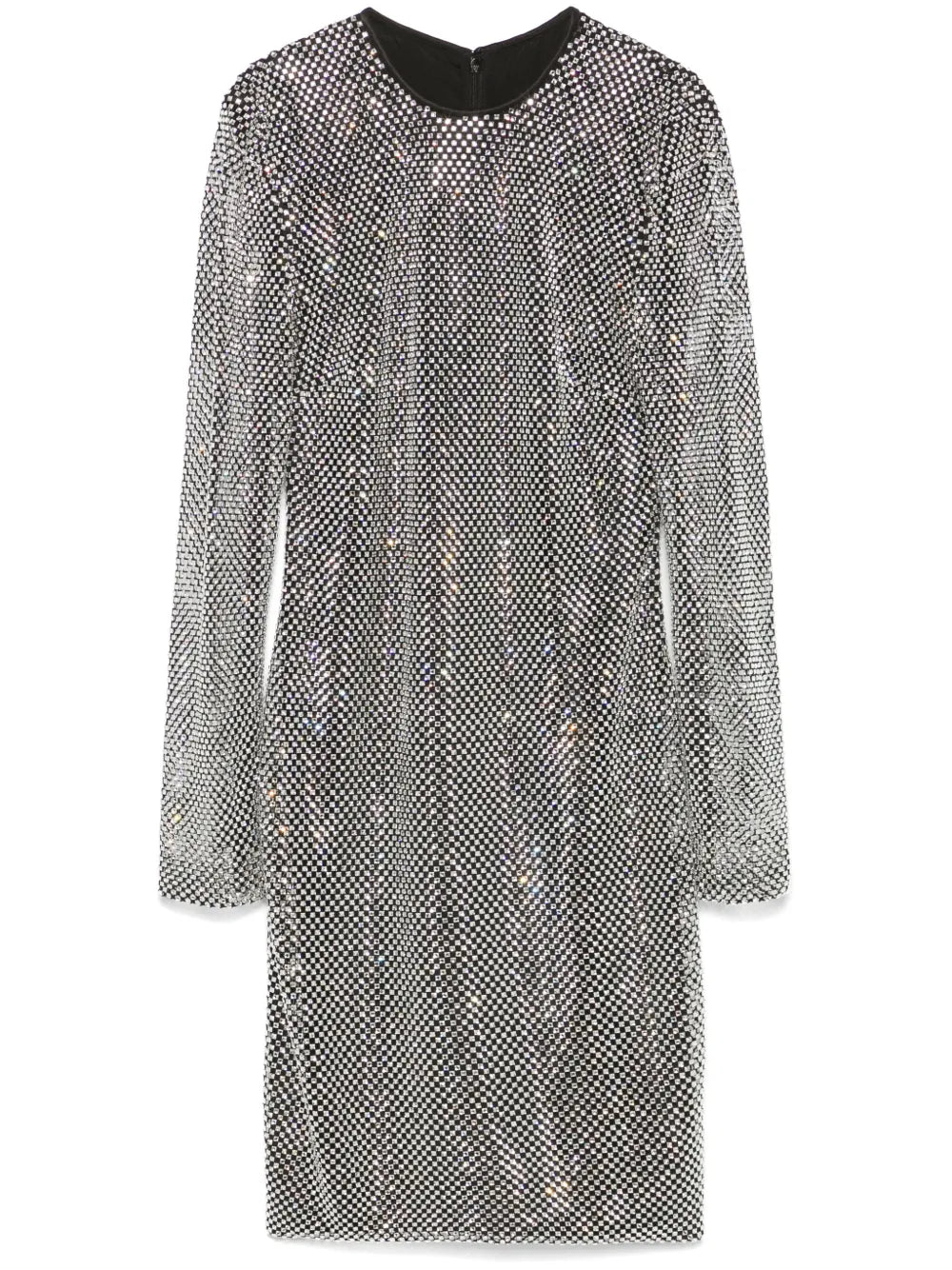 Crystal-Embellished Mini Dress