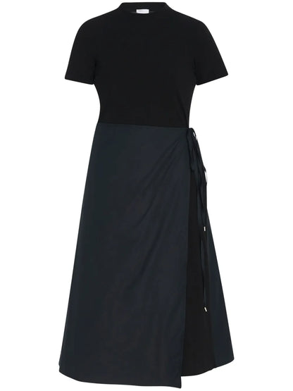 Apron Combo Midi Dress