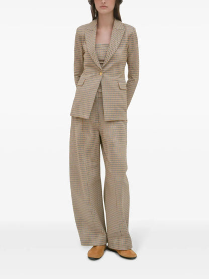 Check-Pattern Blazer