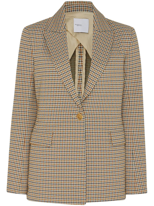 Check-Pattern Blazer