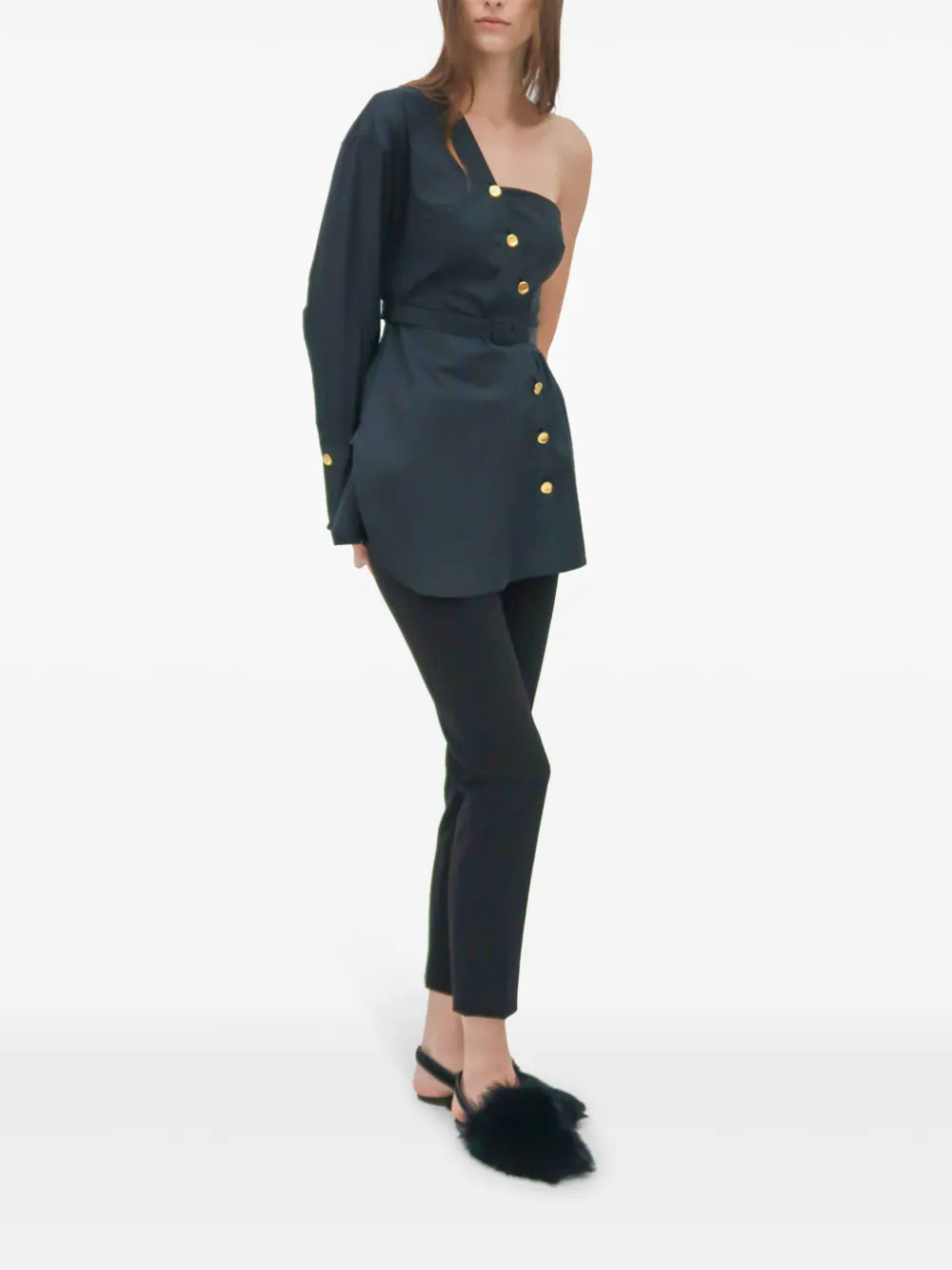 Asymmetric One-Shoulder Shirt