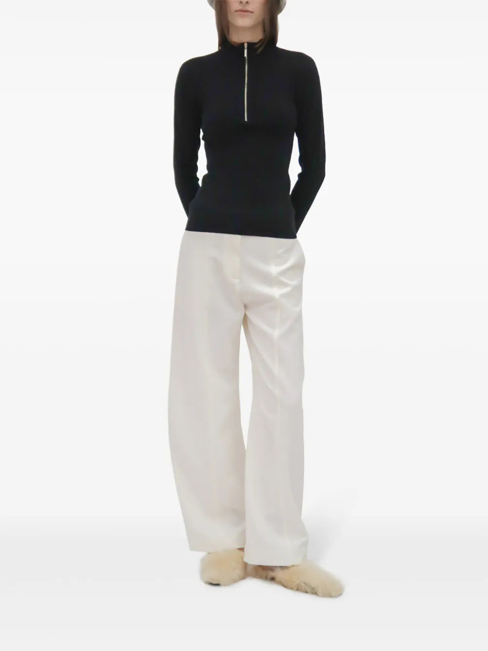 Ribbed Turtleneck Sweater
