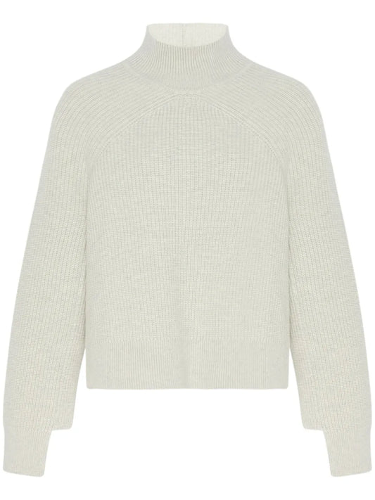 Panelled Ribbed Jumper
