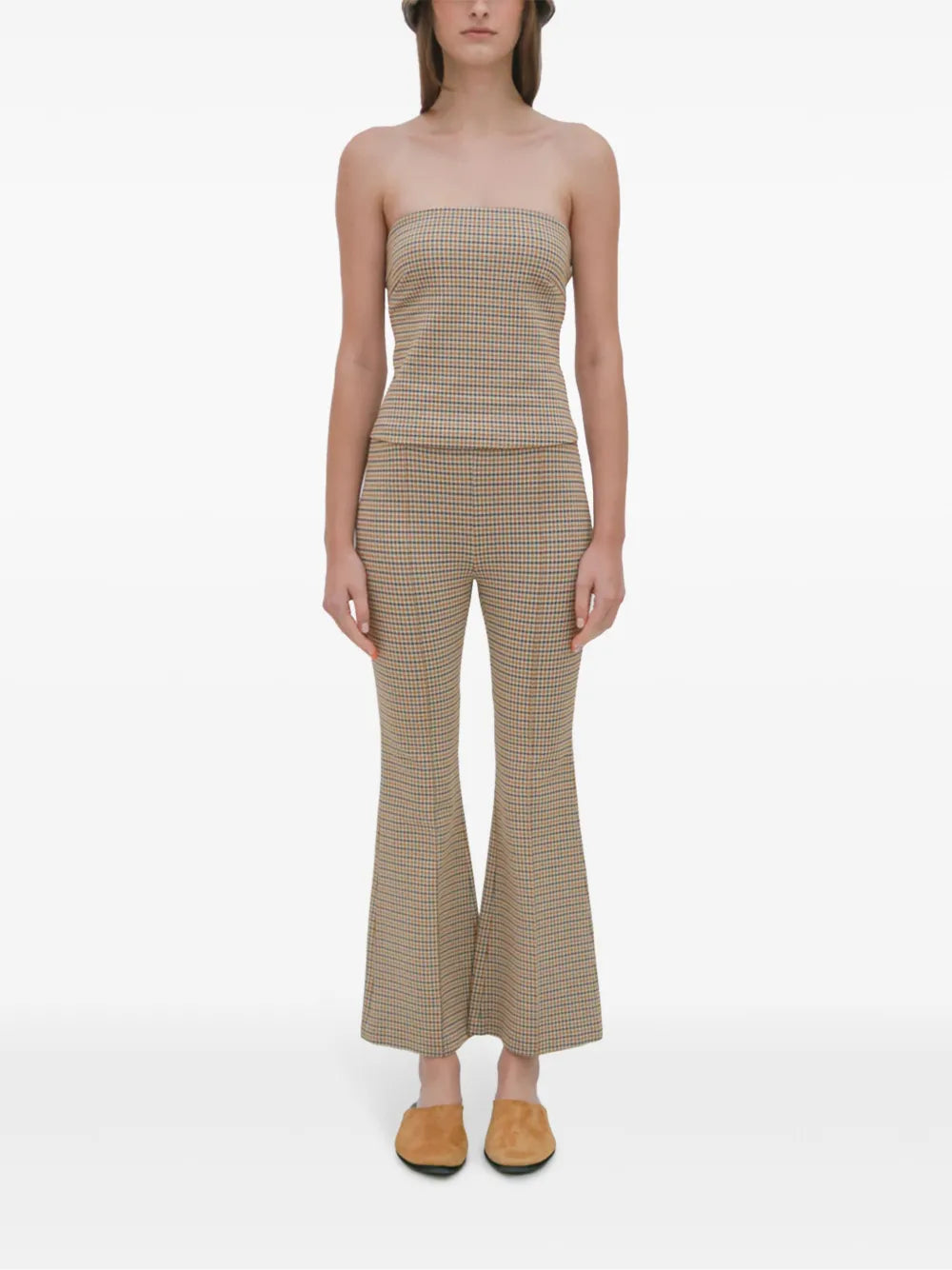 Check-Pattern Trousers